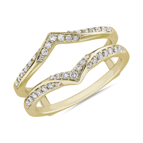 Pointed Diamond Insert in 14k Yellow Gold (1/3 ct. tw.)